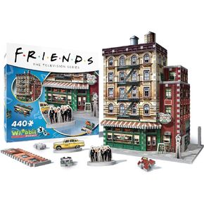 Wrebbit3D Friends Central Perk 3D Puzzle for Teens and Adults | 440 Real Jigsaw Puzzle Pieces | Not Just an Ordinary Model Kit for Adults for All Fans of The Friends TV Series