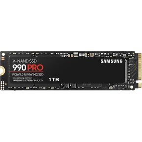 SAMSUNG 990 Pro 1TB Gen4 NVMe SSD 7450MB/s 6900MB/s R/W 1550K/1200K IOPS 600TBW 1.5M Hrs MTBF for PS5 5yrs