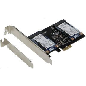 PCI-Express-Adaptateur mSATA SSD III (6G) avec équerre low profile (dur non inclus)