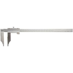 Mitutoyo 534-110 Vernier Caliper, Steel, Nib Style, Long Jaw, 0-500mm Range, +/-0.13mm Accuracy, 0.05mm Resolution