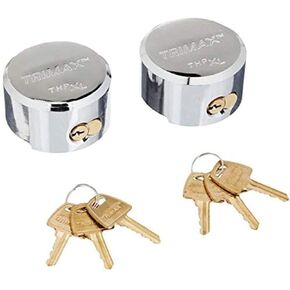 Trimax THP2XL Keyed Alike Trailer Door Lock, (Pack of 2) Silver
