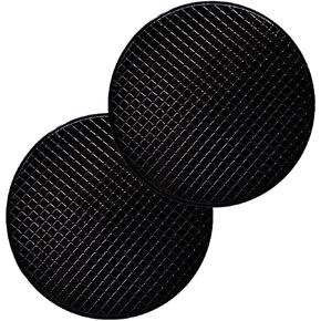 Car Dashboard Sticky Non Slip Pad, Anti-Slip Sticky Gel Mat for Cell Phone, Radar Detector, Tablet, GPS, Keys or Sunglasses, Small Round 3.5" – Pack of 2