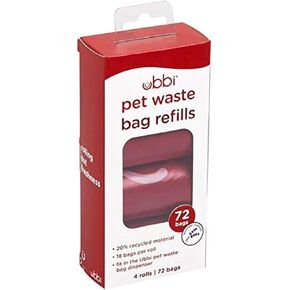 أكياس نفايات الحيوانات الأليفة من أوبي، أكياس التخلص من فضلات القطط برائحة اللافندر، مقاومة للتسرب وسهلة الربط، 200 قطعة (عبوة من قطعة واحدة) in Kuwait