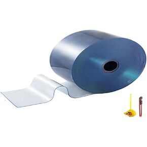 ستارة شريطية من BestEquip، بطول 150 بوصة × عرض 8 بوصة × سمك 0.08 بوصة، لفة كبيرة لشريط ستارة PVC ناعمة شفافة، شرائط أبواب بلاستيكية لمداخل السوبر ماركت، المرآب، المستودعات، الحظيرة، بيت الحيوانات الأليفة in Kuwait