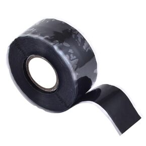 Self Sealing Fusing Silicone Tape,1 in Wide 15 Feet Heavy Duty & Leak Proof Rubber Waterproof Hose Tape Pipe for Water Emergency Pipeline Repair Cable Winding Insulating