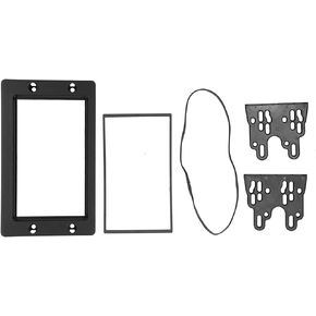 Double DIN Installation Dash Kit, Fydun Black ABS 2 Din Stereo audio Fascia Panel Navigation Fascia Car Stereo Frame for Saab 9-5 1998 and on for 8 inch Screen