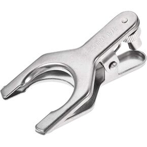 uxcell Joint Clip Lab Clamp Round Mounting Clips for 13mm Glass Ground Joints Laboratory Connector Stainless Steel