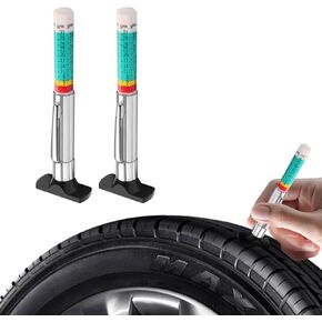 Miytsya 2 قطعة قياس عمق مداس الإطارات الملونة (أخضر) in Kuwait