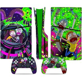 PS5 Skin - Slim Disc Console and Controller Accessories Cover Skins PS5 Controller Skin Gift ps5 Skins for Console Full Set PS5 Skin Greed in Kuwait
