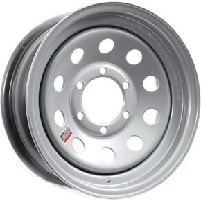 16" TRAILER STOCK UTILITY 6 LUG SILVER MOD WHEEL WHEELS RIMS 6X5.5