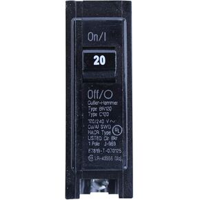 Eaton Cutler-Hammer Single-Pole BR Type Circuit Breaker, 20-Amp, 120/240-Volt in Kuwait