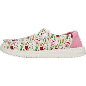 Hey Dude Women's Wendy Tulip Bouquet | Women's Shoes | Women's Slip On Loafers | Comfortable & Light-Weight