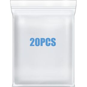 100 Pcs 2" x 3" Small Plastic Bags Thick 4 Mil Clear Resealable Zip Seal Lock Poly Bags Heavy Duty Zipper Reclosable Baggies Packing Jewelry Earrings Coin Pills