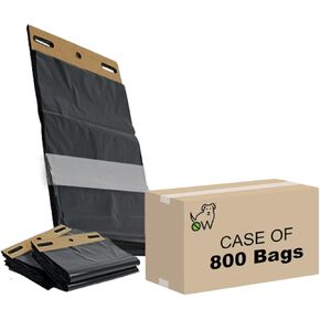 3,200 Commercial ONEpul® dog waste header bags - 30% larger than standard roll bags - (32 headers of 100 bags = 3,200 bags)