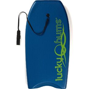 Lucky Bums Boogie Board for Kids and Adults - Body Boards for Beach, River, & Lake, Mini Wakeboard with EPS Core Slick Bottom and Leash