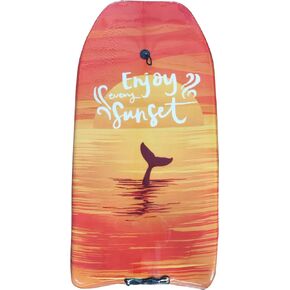 Boogie Boards for Beach – Lightweight and Durable Bodyboard for Surfing for Adults with Premium Leash and Slick Bottom