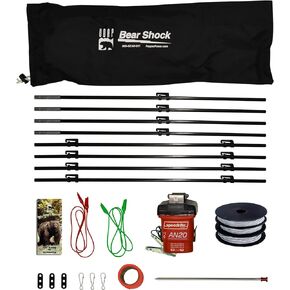 UDAP Ultra Light Electric Fence for Camp, Portable Camping Kit, 27 ft x 27 ft, BEF