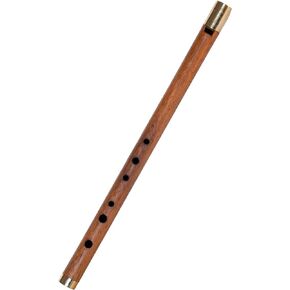 Key of D Wooden Whistle VD-03 Hand Carved Flute Folk Wind Music Instrument Irish longitudinal flute Handmade Woodwind Brown