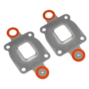 2-Pack Exhaust Manifold Elbow Riser Gasket Dry Joint for MerCruiser 4.3L 5.0L 5.7 L V6 V8 27-864850A02, 27-864850A1