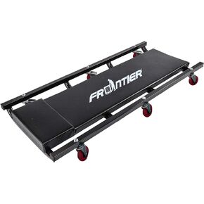 Rolling Garage Shop Creeper 36" Mechanic Creeper for Workshop, Auto Repair Shop, Rolling Mechanic Cart Automotive Creeper with Padded Headrest and 6 Swivel Casters Boy Creeper 250 LBS Capacity