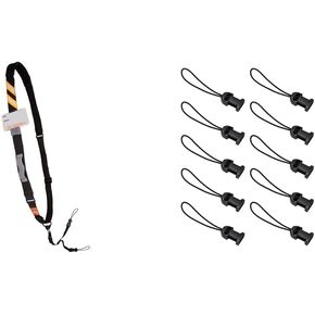 Ergodyne Squids 3137 Barcode Scanner Padded Harness, Sling Style, Tethering Lanyard for Bar Code Scanners , Black