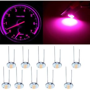 SCITOO 10Pcs 4.7mm Dash Light Bulbs Instrument Gauge Cluster Light Bulbs Speedometer Gauge Cluster Lights