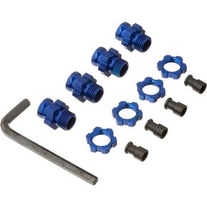 Traxxas 6856X Slash 4WDWheel Hubs, 17mm, Blue Anodized