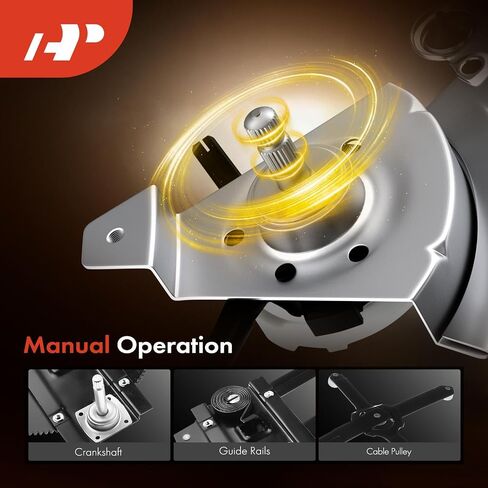 A-Premium Manual Window Regulator Compatible with Chevrolet Blazer 1977-1991, C10, C20, C30, K10 & GMC Jimmy, C1500, C2500, K1500, K2500, Front Left Driver Side in Saudi Arabia