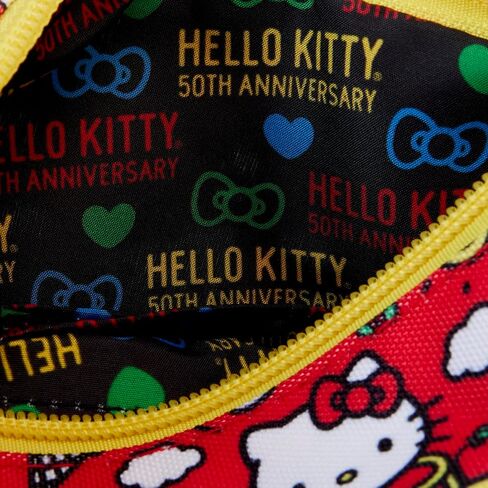 حقيبة معصم من النايلون كلاسيكية من Loungefly Hello Kitty للذكرى الخمسين in Saudi Arabia