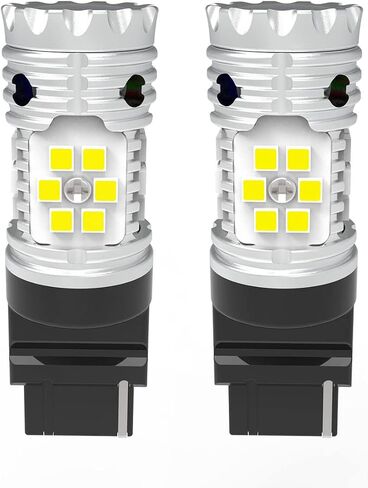 LASFIT WT21W LED لمبة احتياطية عكس الضوء خالية من الأخطاء في Canbus جاهزة لعام 2022 Maverick XL XLT Lariat 2021 Ford F series Xenon White High Lumen 15W 1600LM (2 قطعة) in Kuwait