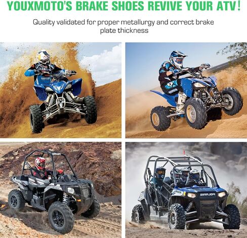 Youxmoto Rear Brakes Brake Shoes Fit for Suzuki VL800 2001-2022/ VS800 1992-2015/ VZ800 1997-2015, for Boulevard Intruder Volusia Marauder/ C800 M800 Intruder 2005-2013, S626 in Saudi Arabia
