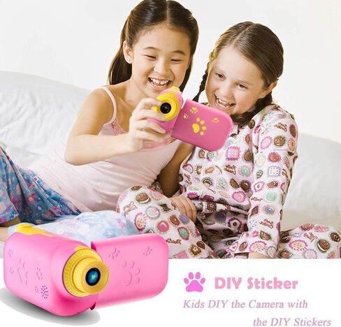 Kids Camera for Toddler Girls Boys Aged 3-9, Kids Toys Digital Camera for 3 4 5 6 7 8 9 Year Old Girls, Children Toy Camera Birthday Gift for Kids with 32GB SD Card, Pink in Kuwait