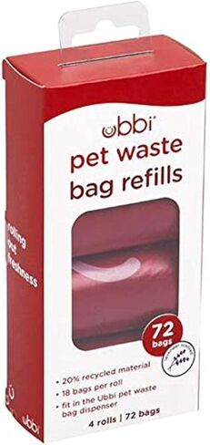 أكياس نفايات الحيوانات الأليفة من أوبي، أكياس التخلص من فضلات القطط برائحة اللافندر، مقاومة للتسرب وسهلة الربط، 200 قطعة (عبوة من قطعة واحدة) in Kuwait