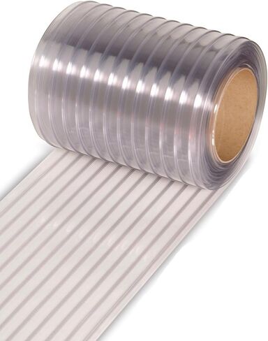 171130 لفة كبيرة للباب بشريط مضلع Clear-Flex II PVC قياسي للحماية من الخدش، بطول 150 بوصة × عرض 8 بوصة × سمك 0.198 بوصة in Saudi Arabia