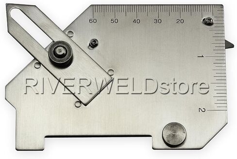 اختبار مقياس كامة جسر RIVERWELD، اختلال المحاذاة الزندي العالي والمنخفض، يفحص عمق القطع السفلي، شرائح اللحام، طول اللحام، حجم الحلق، زاوية التحضير in Saudi Arabia