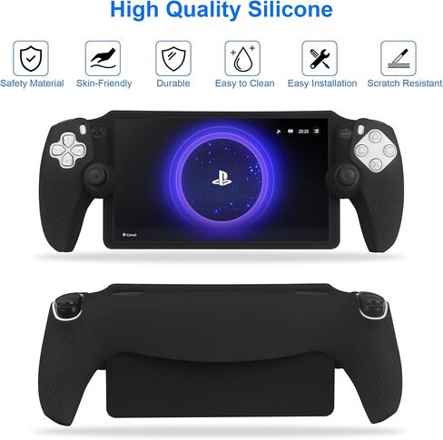 Case for Playstation Portal Remote Player, Silicone Shockproof Anti-Fingerprint Anti-Slip Scratch Resistant Protective Case Cover Compatible with Playstation 5 Portal 2023,Blue in Kuwait