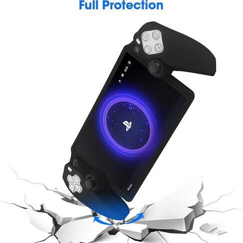 Case for Playstation Portal Remote Player, Silicone Shockproof Anti-Fingerprint Anti-Slip Scratch Resistant Protective Case Cover Compatible with Playstation 5 Portal 2023,Blue in Kuwait