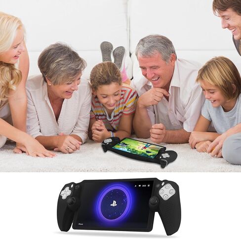 Case for Playstation Portal Remote Player, Silicone Shockproof Anti-Fingerprint Anti-Slip Scratch Resistant Protective Case Cover Compatible with Playstation 5 Portal 2023,Blue in Kuwait