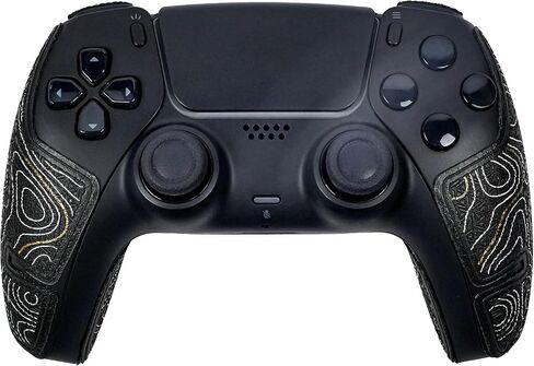 Controller Grips, Anti-Skid, Multi-Texture, Sweat Absorption, Pre-Cut Grips Tape, Compatible with PS5 DualSense and Playstation Portal (Black,Gold,Silver) in Kuwait