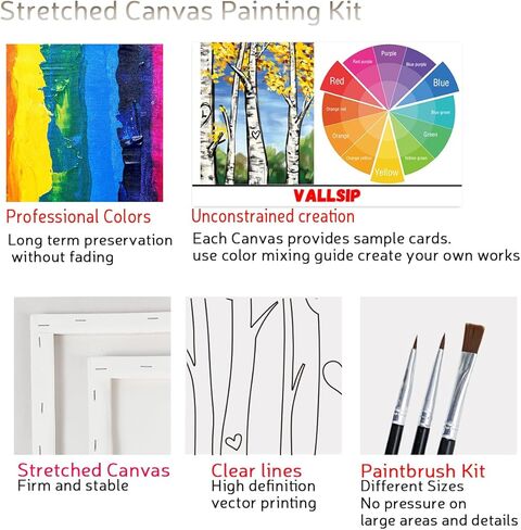 مجموعة من قطعتين من مجموعة الطلاء والرسم القماشي المرسومة مسبقًا للرسم للبالغين من القماش الممتد للأزواج ألعاب التاريخ الليلي الأفرو الأنيق للرجال والنساء هدية عيد الحب in Kuwait