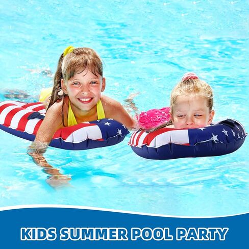 4 Pcs Inflatable Surfboard with Handles Inflatable Pool Floats Lightweight Portable Bodyboard Floating Surfboard Beach Floats for Kids Adults Beach Surfing Swimming in Saudi Arabia