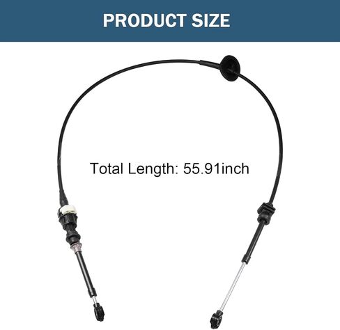 كابل ناقل الحركة الأوتوماتيكي متوافق مع 1992-1996 Ford F150 1992-1996 Ford Bronco 1992-1997 Ford F250 F350 استبدال # F5TZ-7E395-A in Kuwait