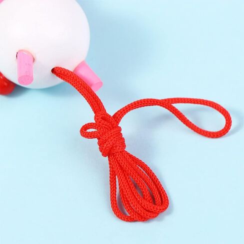 5 Pack Party Whistles With Necklace Rope Wooden Mini Cute Animals Clown Cartoon Whistle for Birthday Party Favors Decoration Noice Maker in Saudi Arabia