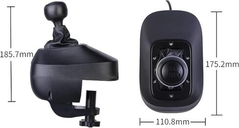DOYO PC USB Racing Gear Shifter | متوافق مع G25/G27/G29/G920/T300RS/GT | نمط H بستة سرعات مع عكس | البناء الدائم in Kuwait