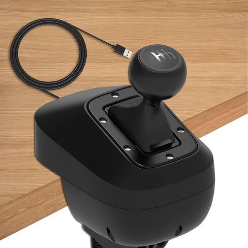 DOYO PC USB Racing Gear Shifter | متوافق مع G25/G27/G29/G920/T300RS/GT | نمط H بستة سرعات مع عكس | البناء الدائم in Kuwait