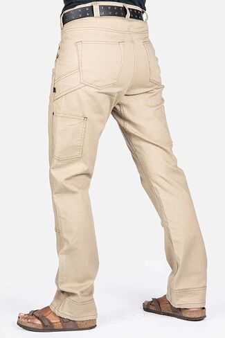 Dovetail Workwear Anna Taskpant Cargo Pants for Women, Relaxed Fit, 9 Functional Pockets, Painter's White Canvas Size 14x32 in Saudi Arabia
