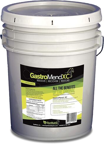 GastroMend XC، صحة معدة الخيول الطبيعية 100% للخيول، يعزز الشفاء والوقاية من قرحة المعدة، قوي وفعال للغاية، يدعم صحة المعدة والأمعاء الخلفية، 30 حصة، صنع في الولايات المتحدة الأمريكية in Saudi Arabia