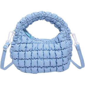 محفظة كتف صغيرة منتفخة منتفخة 2025 حقيبة كروس بوك الفقاعة المصغرة حقيبة نايلون حقيبة يد ناعمة حقيبة يد ناعمة in Kuwait