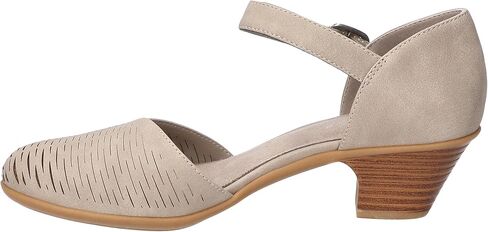 Easy Street Women's Justina Heeled Sandal, Sand, 8 X-Wide in Saudi Arabia