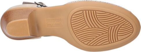 Easy Street Women's Justina Heeled Sandal, Sand, 8 X-Wide in Saudi Arabia